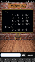 screenshot of Math Puzzles
