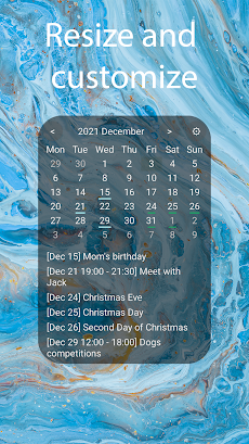 Mature Calendar Widgetのおすすめ画像4