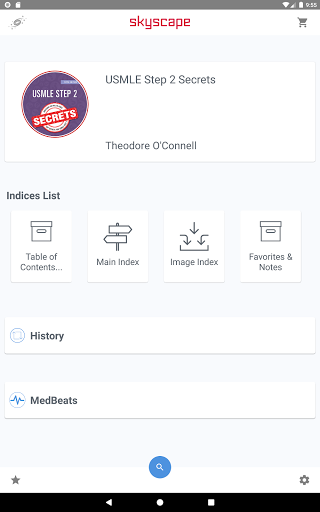 Screenshot of USMLE Step 2 Secrets