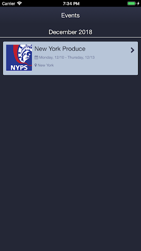 Android application New York Produce Show screenshort