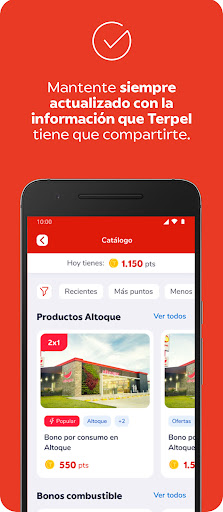 Android application Terpel screenshort