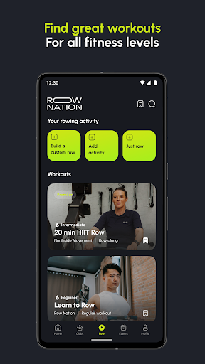 Android application Row Nation screenshort