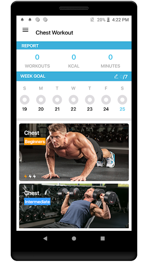 Chest Workout at Home Screen 3