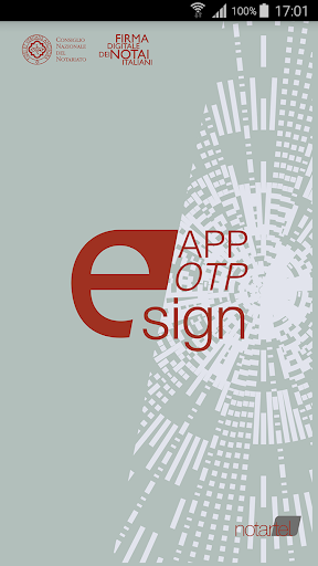 Android application eSignOTP screenshort