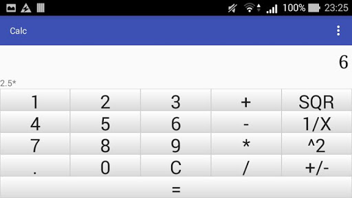 Simple Calc Screen 2