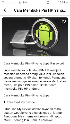 Cara Buka Pin Hp yang Lupa Screen 2