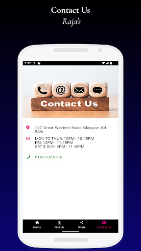 Rajas Takeaway Glasgow Screen 3