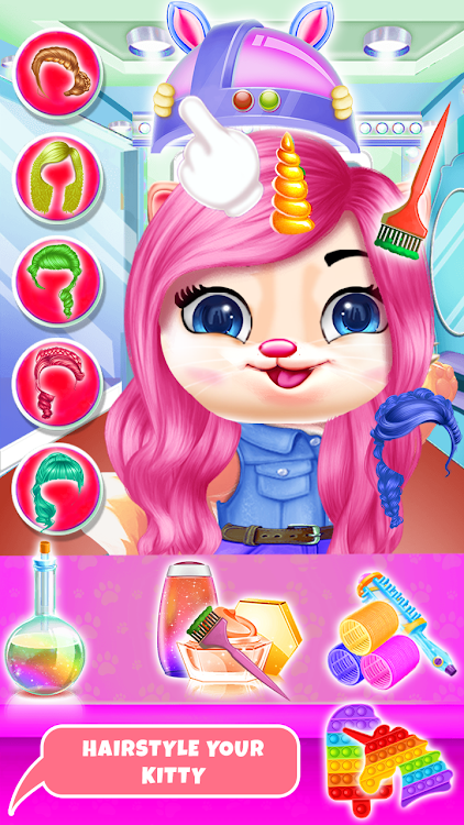 Baby Cat Hair Salon - Pet Game - 1.6 - (Android)