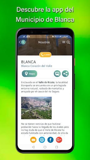 Android application Blanca Corazón Valle de Ricote screenshort