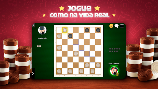 Jogo de damas :: jogue damas pela internet ou contra o computador