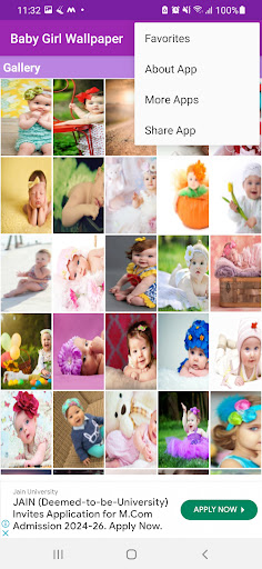 Baby Girl Wallpaper Screen 2
