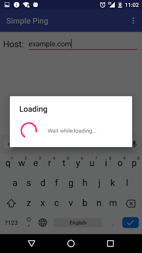 Simple ping Screen 3