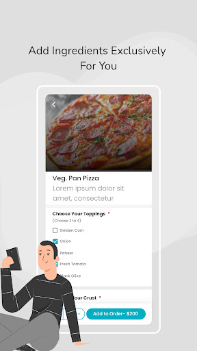 Android application EatFirst Delivery screenshort