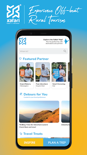 Android application Xafari screenshort