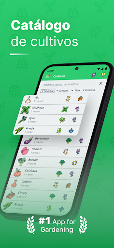 Android application Mi Huerta: Gestión de cultivos screenshort