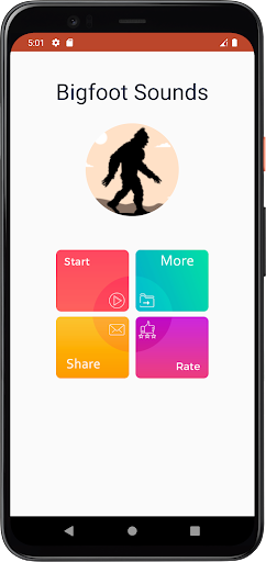 Bigfoot Sounds Screen 2