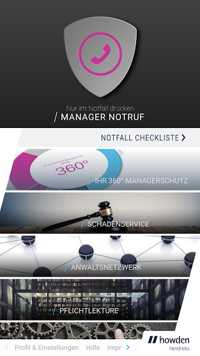 Android application Manager SOS screenshort