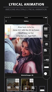 Lyrical Photo Video Maker with Screenshot