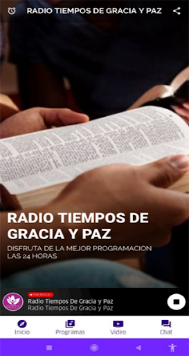 Radio Tiempos De Gracia Y Paz Screen 2