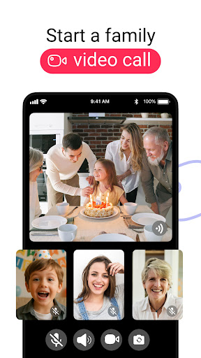 Screenshot of JusTalk Family Messenger