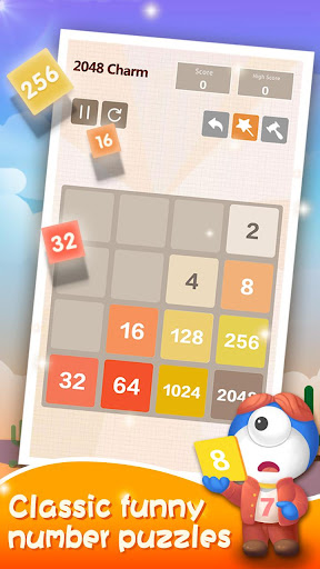 Code Triche 2048 Charm: Classic & New 2048, Jeux de chiffres  APK MOD (Astuce) 3