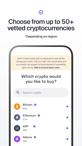 Screenshot of Luno: Buy Bitcoin & Crypto