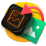 Black Orange Icon Pack Theme icon