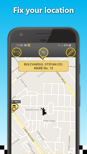 Android application TAXI CHIC screenshort