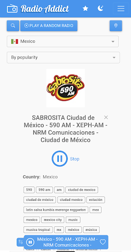Radio-Addict Screen 2