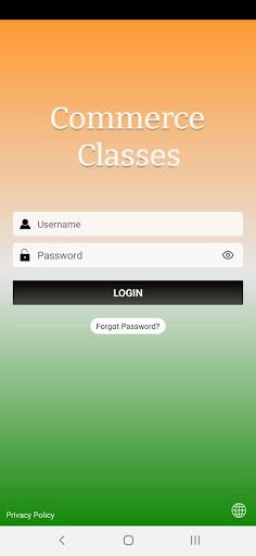 Commerce Classes Screen 3