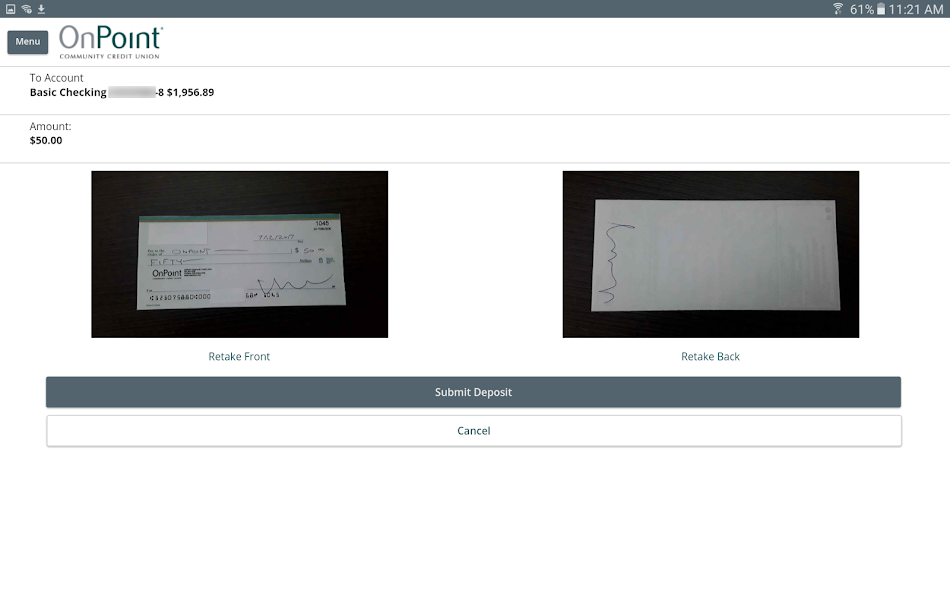 #10. OnPoint Mobile (Android) Ved: OnPoint Community CU