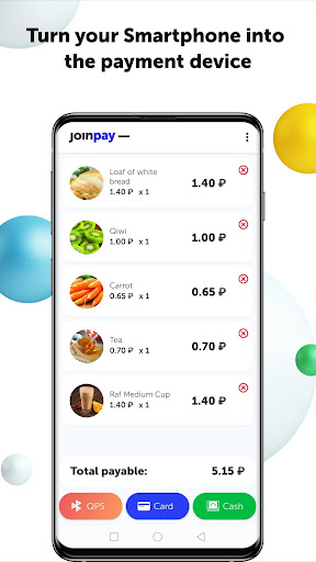 Android application SoftPOS screenshort