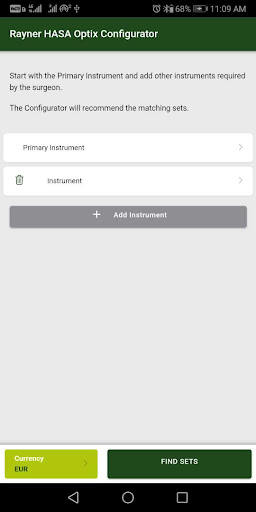 HASA Optix Instr Configurator Screen 2