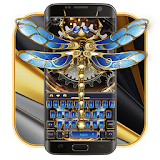Tech dragonfly Gold keyboard skin icon
