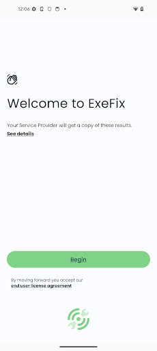 Android application ExeFix screenshort