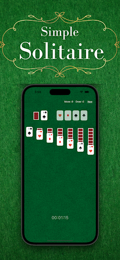 Android application Simple Solitaire card game App screenshort