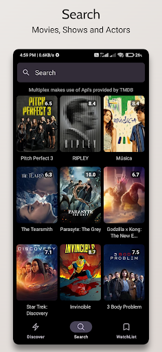 MultiPlex : Track Movies & TV Screen 3
