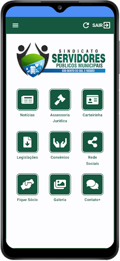 Android application Sindicato Servidores SBS e CA screenshort