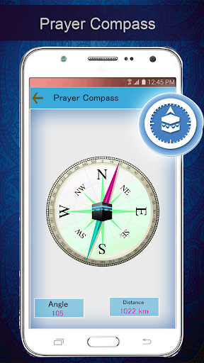 Android application Prayer time : Qibla Finder screenshort
