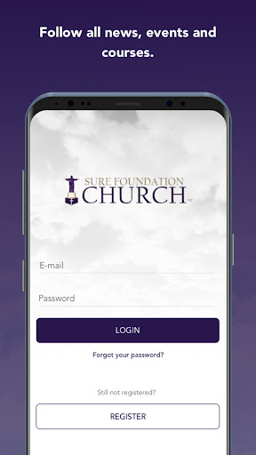 Android application Sure Foundation Church screenshort
