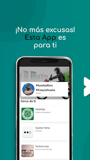 Android application Mandaditos Express screenshort