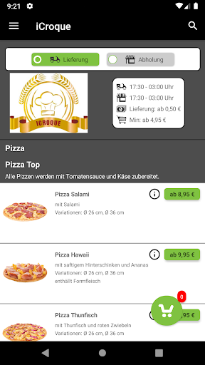 Android application iCroque Hamburg screenshort