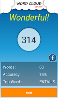 Captura de pantalla de Word Cloud Social APK #5