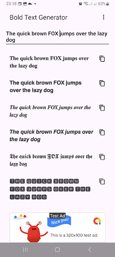 App preview