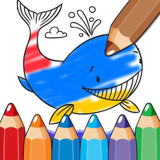 Coloring animals draw toddler  Icon