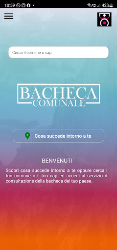 Android application Bacheca Comunale screenshort