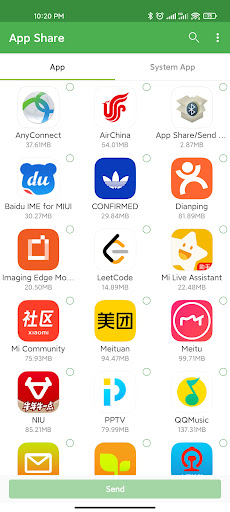 Android application Share App Apk - Transfer & Sha screenshort