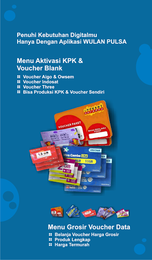 WULAN PULSA - Aplikasi Pulsa, PPOB  PLN Murah