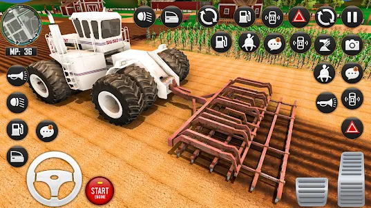 US Farming 3D Tractor 2023