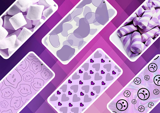 Aesthetic Purple Wallpaper Screen 2